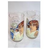 Set of Vintage Star Wars Collectible Glasses