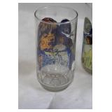 Set of Vintage Star Wars Collectible Glasses