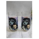 Set of Vintage Star Wars Collectible Glasses