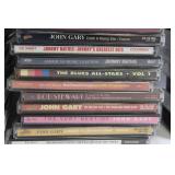 Large Collection of CDs Featuring Beatles, Elvis Presley, Willie Nelson & More