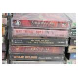 Large Collection of CDs Featuring Beatles, Elvis Presley, Willie Nelson & More