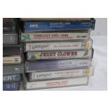 Large Collection of CDs Featuring Beatles, Elvis Presley, Willie Nelson & More