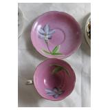 Collection of 20 Vintage Teacups and Saucers - Tremont, Satsuki, Noritake