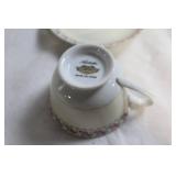 Collection of 20 Vintage Teacups and Saucers - Tremont, Satsuki, Noritake