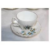 Collection of 20 Vintage Teacups and Saucers - Tremont, Satsuki, Noritake