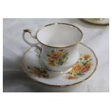 Collection of 20 Vintage Teacups and Saucers - Tremont, Satsuki, Noritake