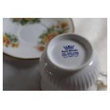 Collection of 20 Vintage Teacups and Saucers - Tremont, Satsuki, Noritake