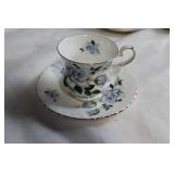 Collection of 20 Vintage Teacups and Saucers - Tremont, Satsuki, Noritake