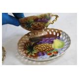 Collection of 20 Vintage Teacups and Saucers - Tremont, Satsuki, Noritake