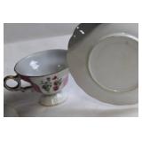 Collection of 20 Vintage Teacups and Saucers - Tremont, Satsuki, Noritake