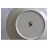 Ivory Holly China Set - Coffee Pot and 11 Dinner Plates