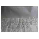 Collection of 26 Glass Goblets and Coupes