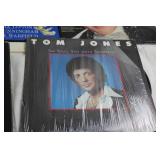 Collection of 11 Vintage Vinyl Records Featuring Tom Jones, Nat King Cole, and More