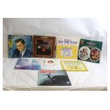 Collection of 10 Vintage Vinyl Records Featuring Various Artists