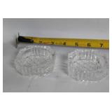 Vintage Crystal DÃ©cor Collection Including Bell, Vases, and Ashtrays