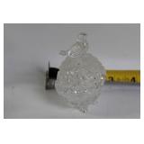 Vintage Crystal DÃ©cor Collection Including Bell, Vases, and Ashtrays