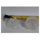 Vintage Crystal DÃ©cor Collection Including Bell, Vases, and Ashtrays