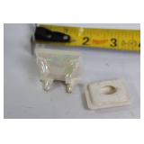 Collection of Porcelain Miniature Tea Set and Victorian Dolls