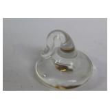 Set of 8 Crystal Animal Figurines with Gold Accents