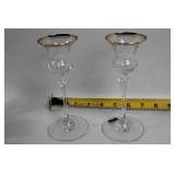 Collection of Crystal Glasses and a Bell - Oneida and Decorative Pieces