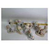 Collection of 9 Precious Moments Figurines