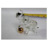 Collection of Elephant Figurines and Trinket Box