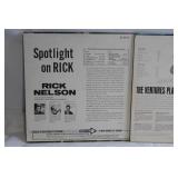 Set of 3 Vintage Vinyl Records: Rick Nelson, The Ventures, Jim Reeves