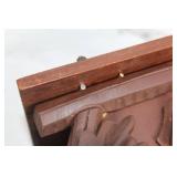 Vintage Wooden Cuckoo Clock with Bird Motifs