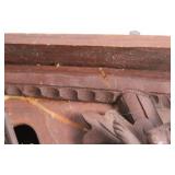 Vintage Wooden Cuckoo Clock with Bird Motifs