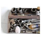 Large Collection of Assorted Hand Tools in Metal Tool Box