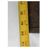 Used Metal Toolbox with Assorted Hardware