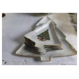 Christmas Themed Holiday Dinnerware and Cutlery Set