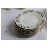 Christmas Themed Holiday Dinnerware and Cutlery Set