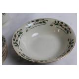 Christmas Themed Holiday Dinnerware and Cutlery Set