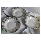 Christmas Themed Holiday Dinnerware and Cutlery Set