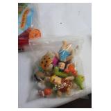 Vintage Race Track Set with Toy Figures and Cars