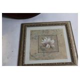 Eclectic Collection of 4 Wall Clocks and 3 Picture Frames