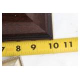 Eclectic Collection of 4 Wall Clocks and 3 Picture Frames