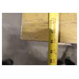 Vintage Wooden 6-Drawer Dresser with Brass Handles