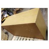 Vintage Wooden 6-Drawer Dresser with Brass Handles