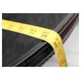 Large Decorative Metal Bowl with Stand