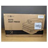 Brand New HTVRONT Auto Heat Press Machine for T-Shirts 15x15 White For Subliminations, Vinyl, Heat Transfers $236.99 Retail