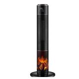 Brand New Fierscial 2000W Flame PTC Ceramic Fan Electric Heater for Large Room Portable with 3D fireplace $99.99