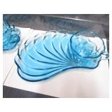 Capri Snack Set, Hazel Atlas Cup & Tray