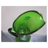 Antique Northwoods Chrysanthemum Pitcher STUNNING