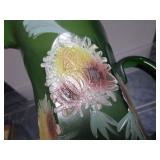 Antique Northwoods Chrysanthemum Pitcher STUNNING