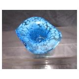 Glass Top Hat, Opalescent Splatter