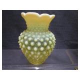 Fenton Opalescent Hobnail Vase
