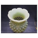 Fenton Opalescent Hobnail Vase