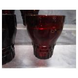 Ruby Pitcher & Glasses